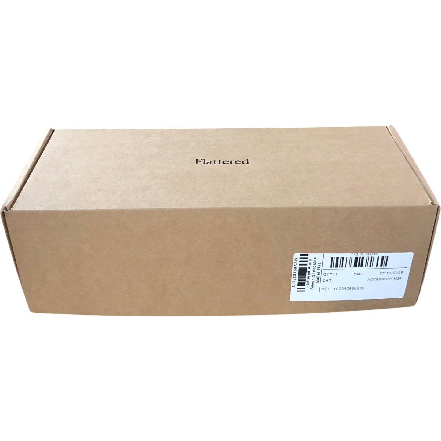 Flattered Black Suede Ballerina Flats UK 7 Women's Comfortable Stylish Footwear