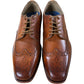 Oliver Sweeney Chedworth Brogues UK12 Men's Tan Leather Lace-Up Shoes