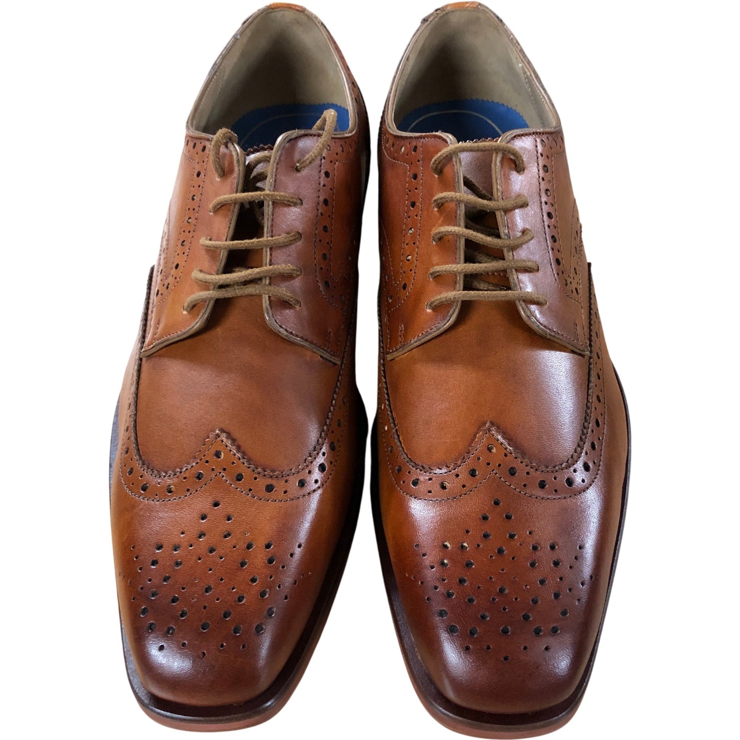 Oliver Sweeney Chedworth Brogues UK12 Men's Tan Leather Lace-Up Shoes