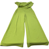 River Island Women's Green Long Jumpsuit Size 12 Polyester Flared Leg