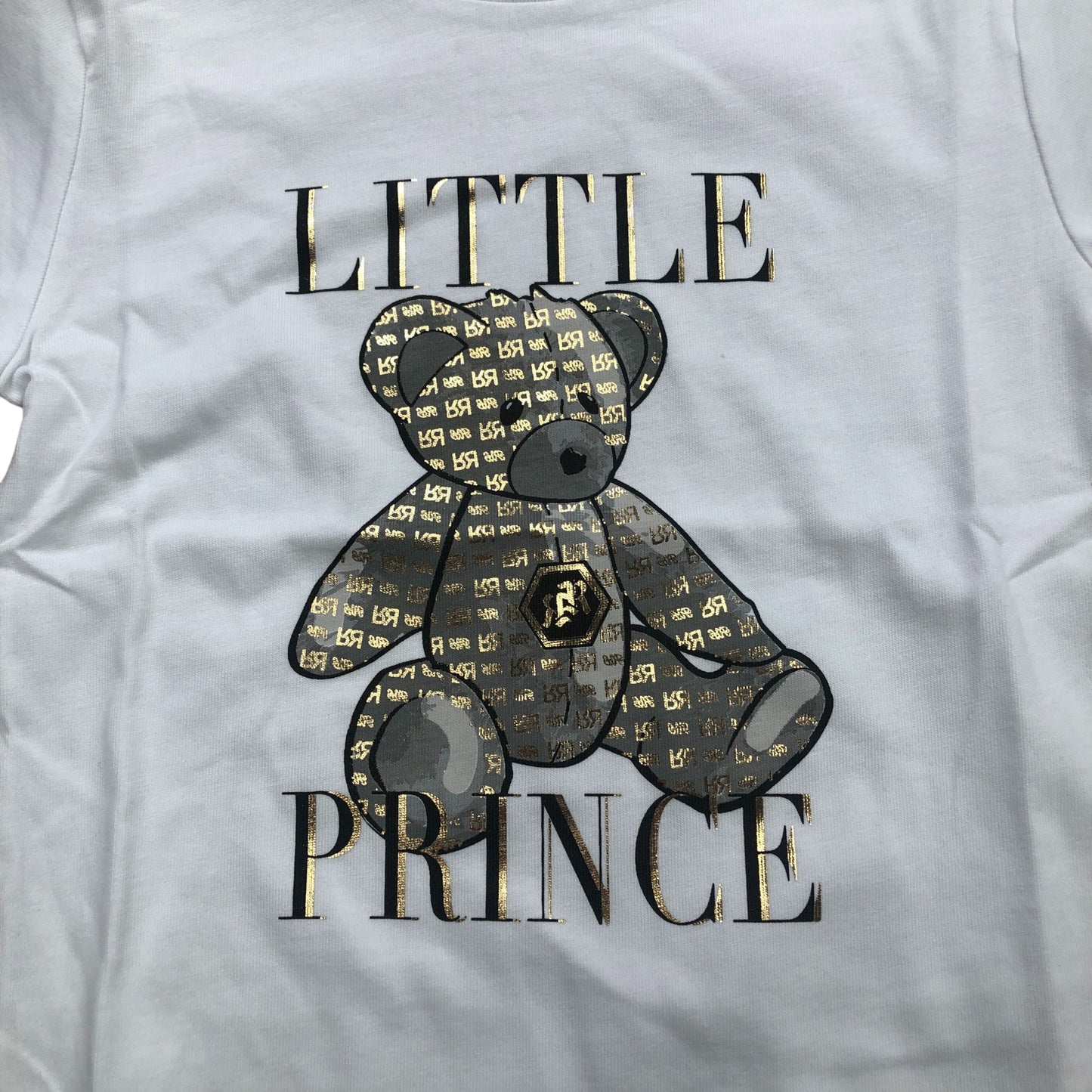 River Island Little Prince T-Shirts Baby Kids White 2-3 Years Two Pack