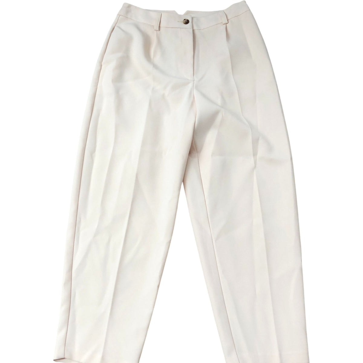 River Island Trousers Women's High Waist Yellow Wide Leg Elegant Style Size 8