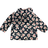 Cath Kids Baby Girls 12-18 Months Floral Heart Print Waterproof Jacket