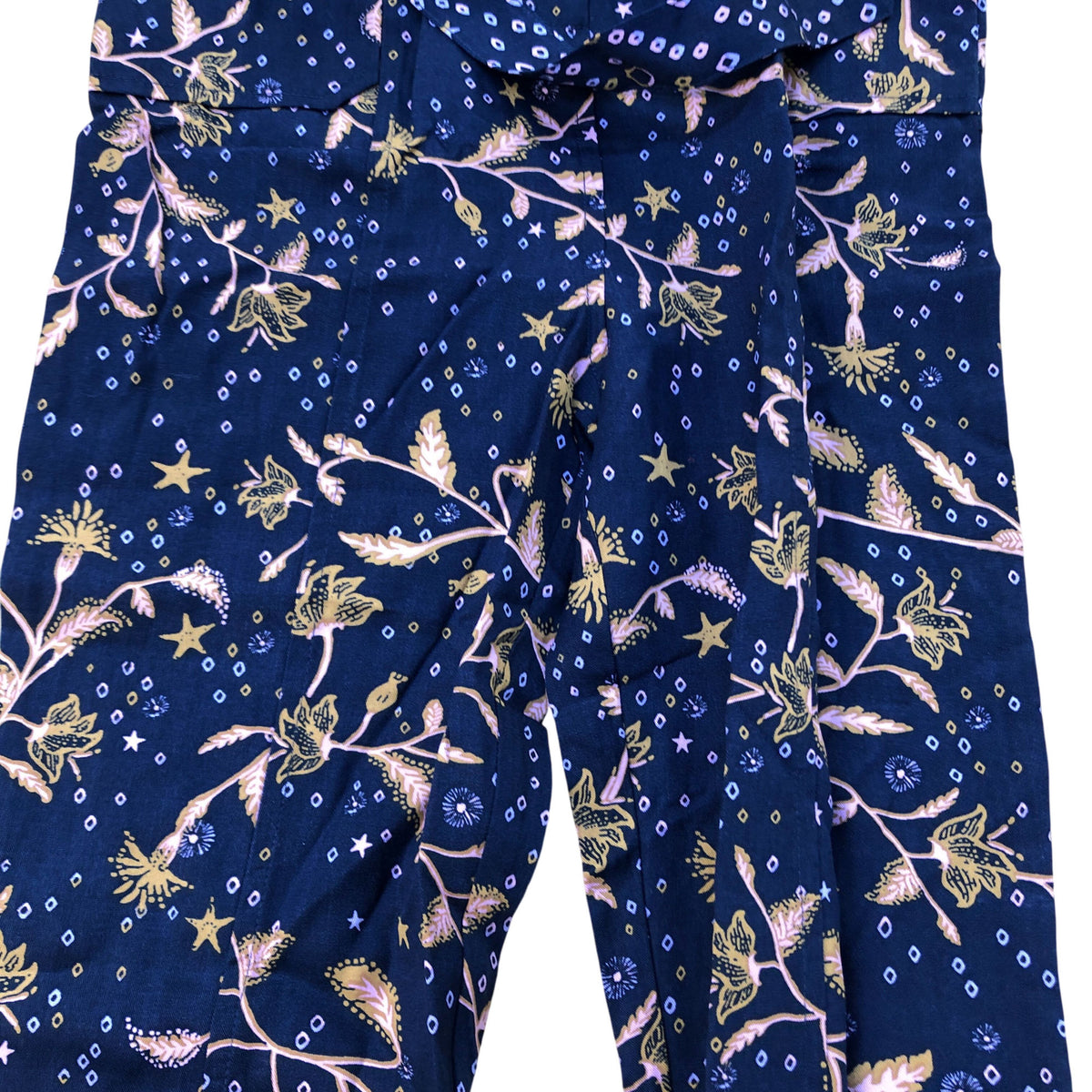 Girls Floral Print Long Sleeve Jumpsuit Size 9-10 Years