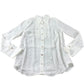 Branded White Long Sleeve Blouse - Size 6
