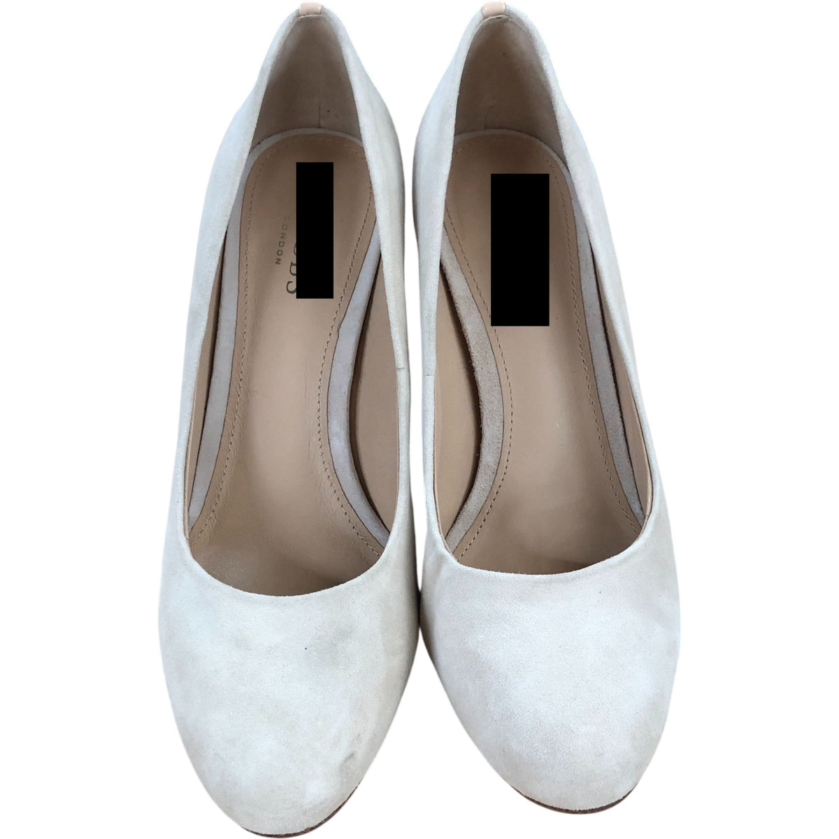 Lizzie Court Heels Women's Fine Suede Oyster High Heels Size UK7