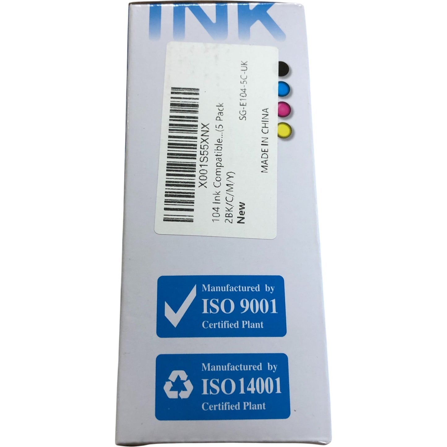 Premium EPT104 Ink Set 5 Pack 70ml Compatible With T104 Series Printers