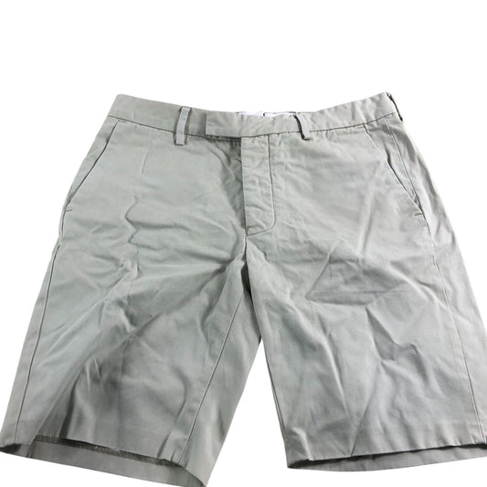 Men's Chino Shorts Cream Classic Fit Cotton Trousers 31W