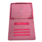 Red Faux Leather Tablet Case Protective Cover For iPad Samsung Galaxy 13.5 Inch
