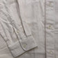 River Island Studios Shirt Size L Men's Long Sleeve Casual Cream Cotton Top