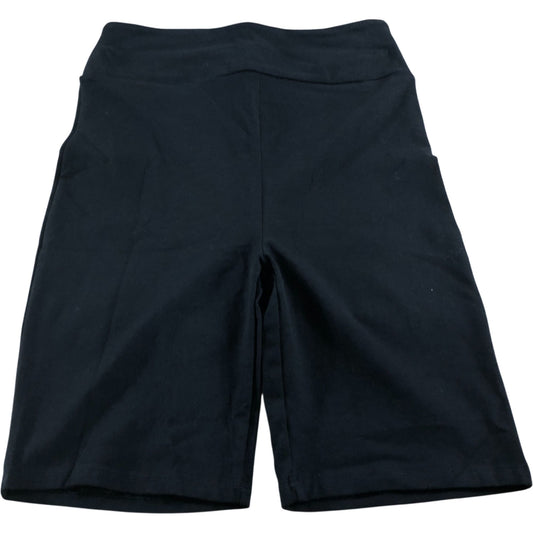 River Island UK8 Women's Black Cotton Stretch Shorts