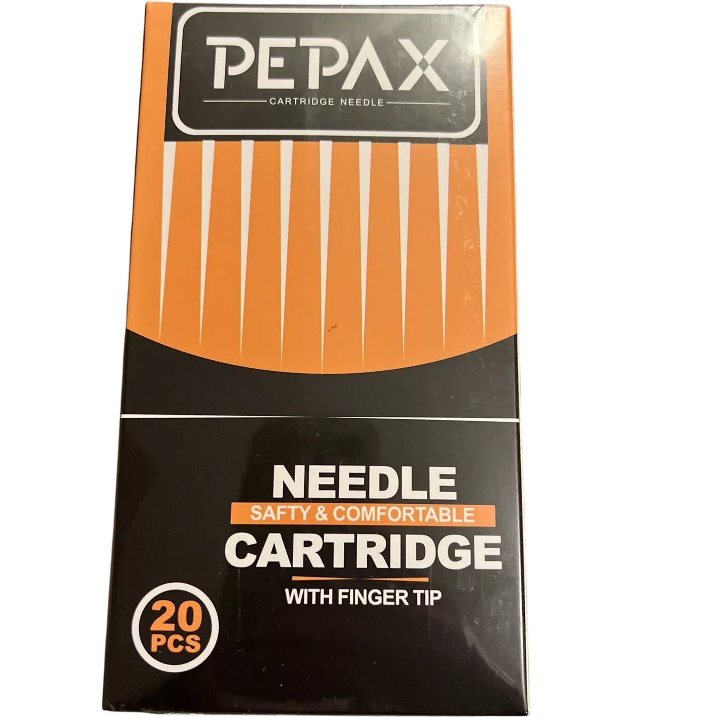 PEPAX Needle Cartridge 20 Pcs Safety Comfortable With Finger Tip For Tattooing