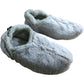 Slippers UK8 Women's Beige Soft Plush Indoor Footwear