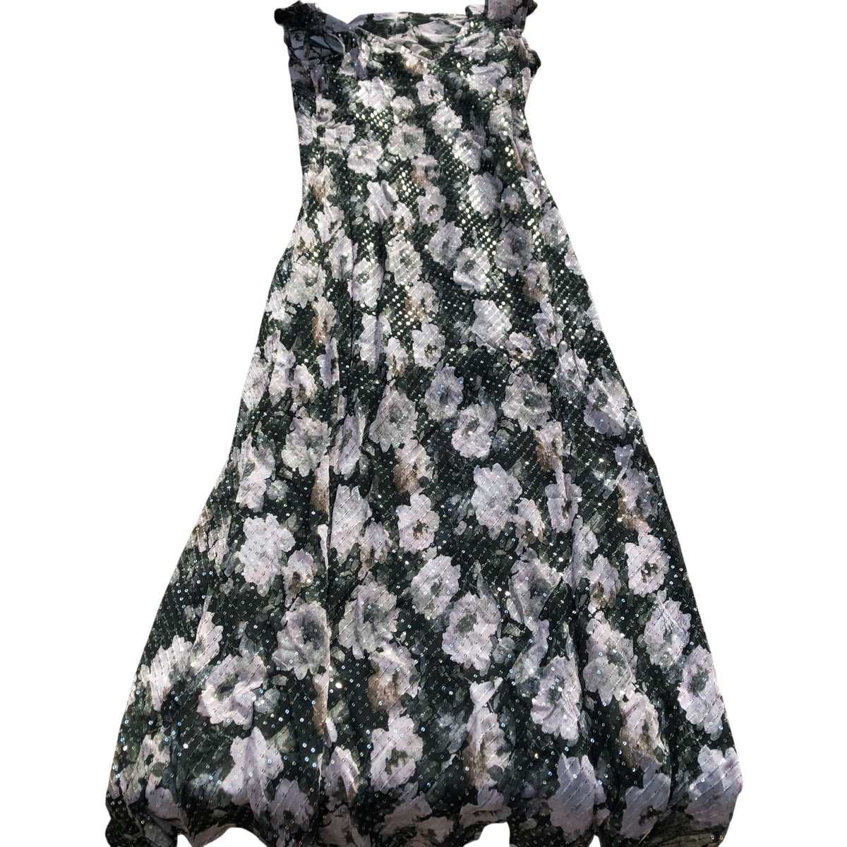 River Island Floral Sequin Dress Women's Sleeveless Evening Wear