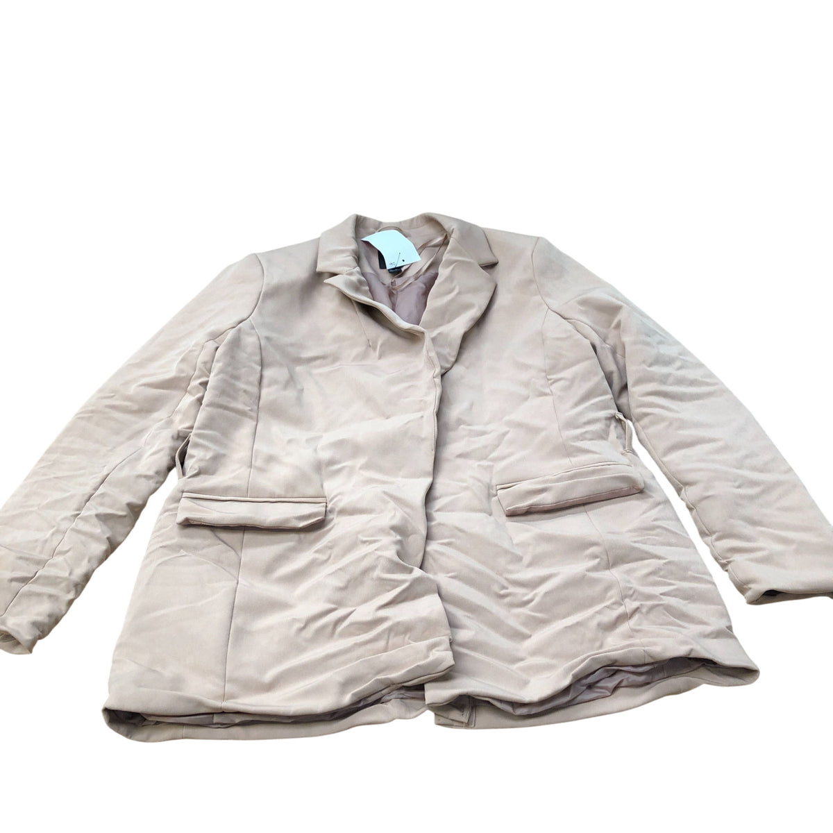 UK16 Women's Sport Jacket Blush Pink Polyester Elasticated