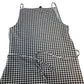 River Island Women's Black White Gingham Dress Size UK M Adjustable Straps