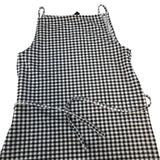 River Island Women's Black White Gingham Dress Size UK M Adjustable Straps