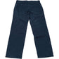 Men's Black Straight Trousers Cotton Blend 34W 31L