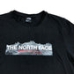 The North Face Men's T-Shirt Size Small Black Graphic Logo Cotton Short Sleeve