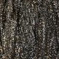 Evening Dress UK20 Women's Long Sequin Black Gold Glittery Party