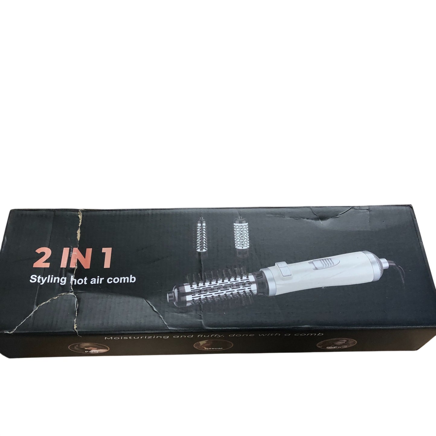 Branded 2 In 1 Hot Air Comb Hairdryer Model WT6122 Moisturizing Styling Tool