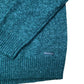 Weird Fish M Quarter Zip Neck Wool Blend Sweater Larner Green Size M