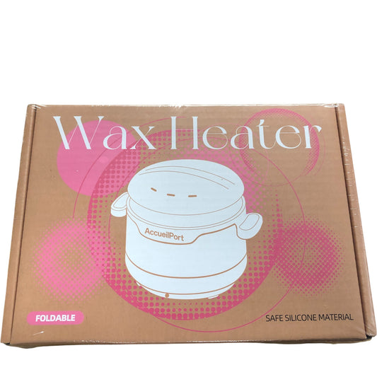 AccueilPort Wax Heater Foldable Safe Silicone Material Hair Removal SEALED