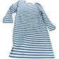 Boden Blue Striped Dress - Size 12L