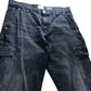 River Island Straight Black Jeans W32 L30 Men's Casual Cargo Style Trousers
