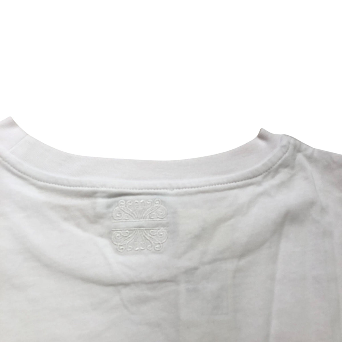White Denim Pocket T-Shirt XXXL Women's Cotton Short Sleeve