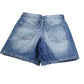 River Island Denim Shorts UK8 Women's High Waisted Light Wash Casual