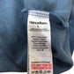 Threadbare Polo Shirt Regular Fit Blue Zip Neck Size L