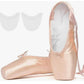 Tancefair Ballet Pointe Shoes Size 33 - UK 1 with Silicone Toe Pads