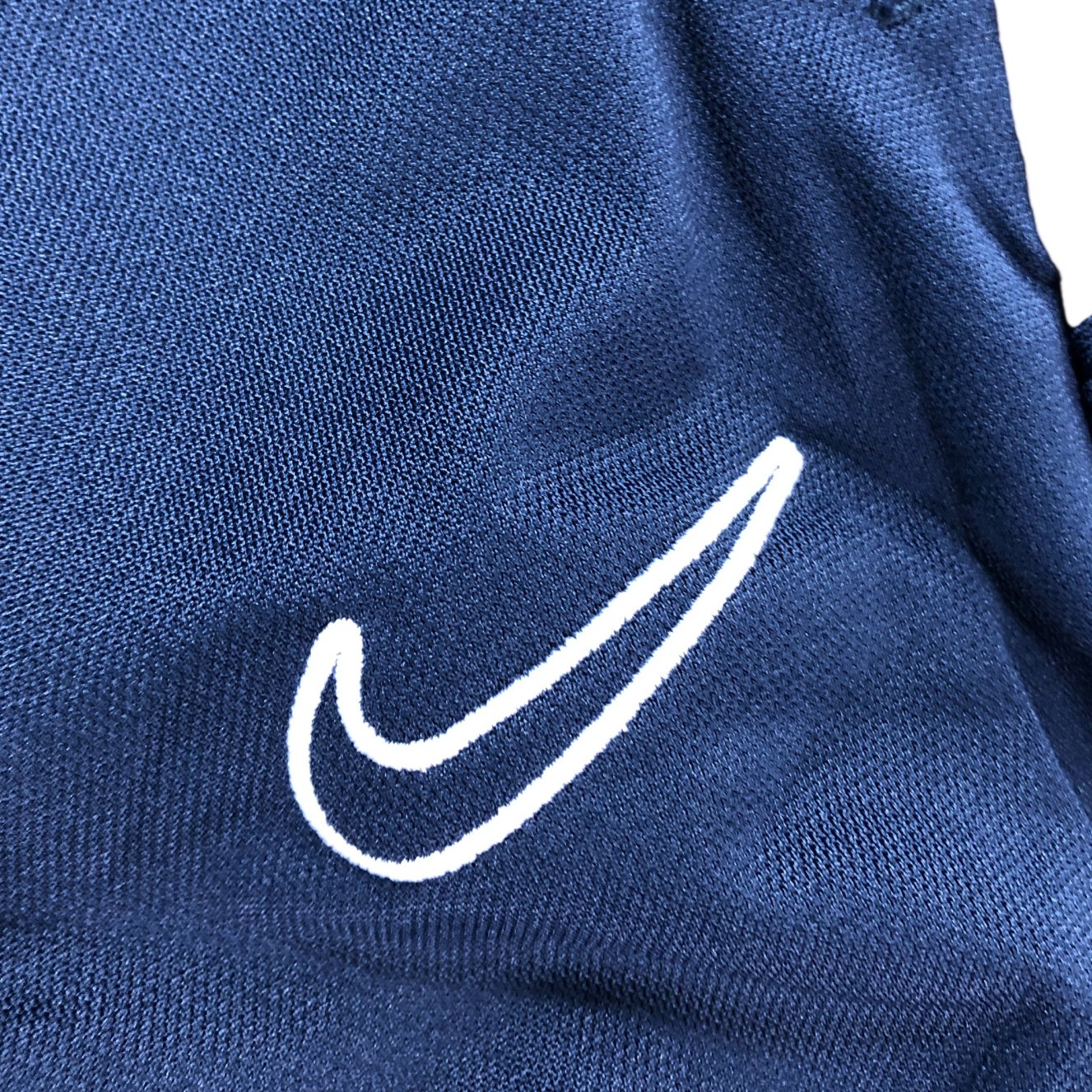 Nike Dri-FIT Track Trousers M Men's Sports Activewear Navy White Side Panels