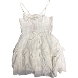 River Island Mini White Tiered Dress 12-18 Months Girls Summer Style