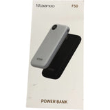 Ntaanoo F50 Power Bank 10000mAh Fast Charging USB-C Black Silver New