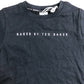 Baker By Ted Baker Boys T-Shirt Size 6 Years Black Cotton Short Sleeve