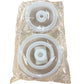 2Pcs Circle Silicone Candle Holder