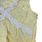 Baukjen Yellow Lace Detail Dress UK12 Women's Lightweight Summer Style