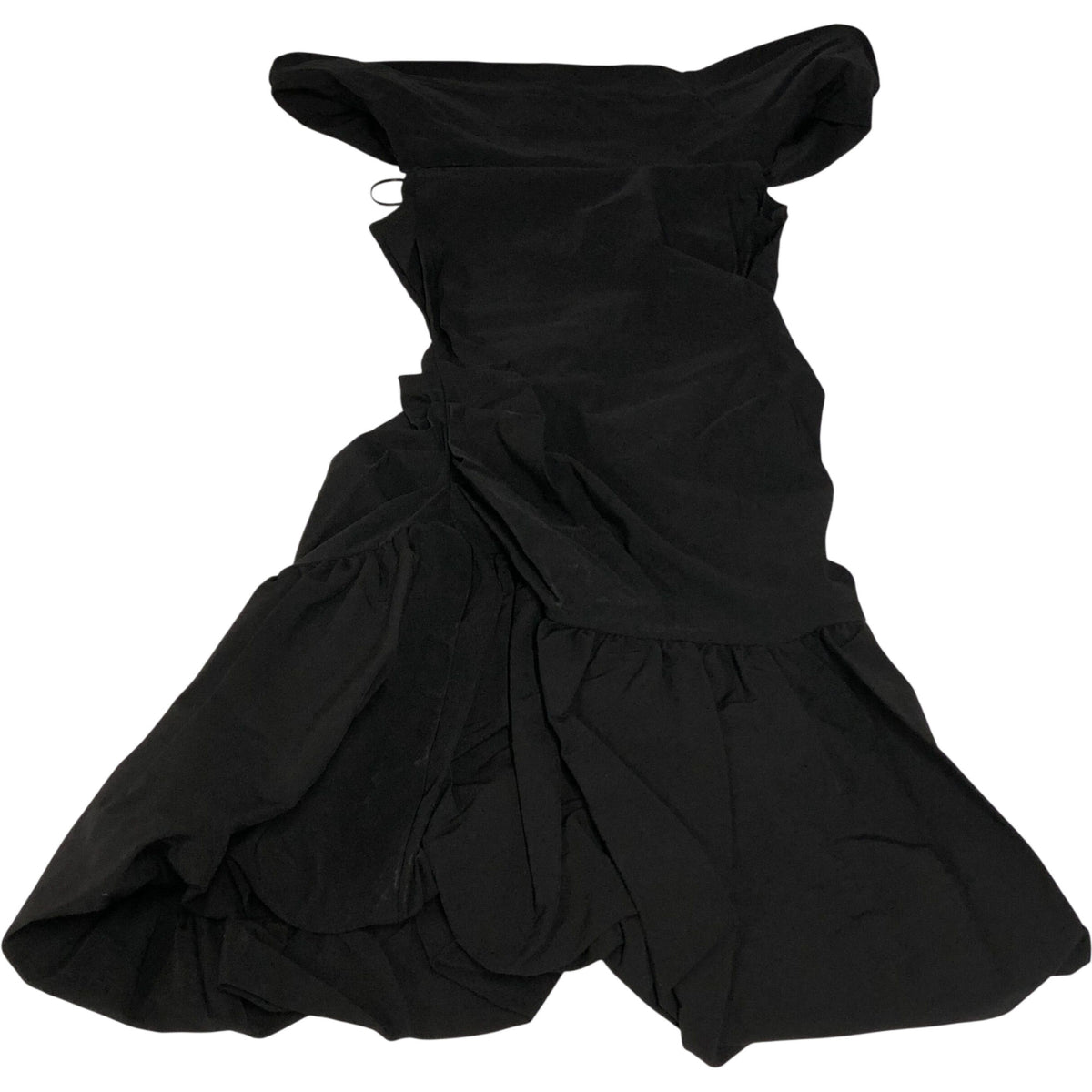 River Island Black Dress Size 8 Women's Flowy Design Ruffle Hem Elegant Style