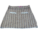 River Island Tweed Mini Skirt Women's Textured Pattern Two Pocket