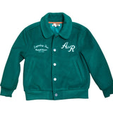 Angel & Rocket Legendary Tour Baseball Division Kid Varsity Jacket 6 Years Green