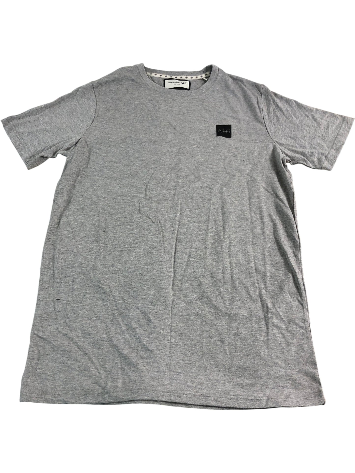 AVANT GARDE Sawton Grey T-Shirt Size L Men's Short Sleeve Cotton Top