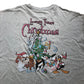 Distressed Look Looney Tunes Christmas T-Shirt XS Cartoon Grey Relaxed Fit Tee