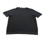 River Island Black Waffle Knit Short Sleeve T-Shirt Men's XL Casual Style