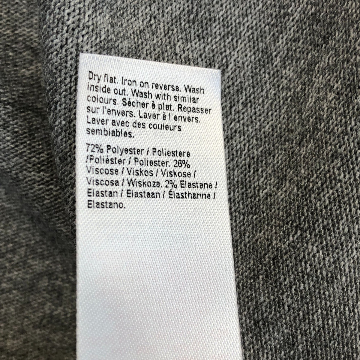 River Island Cropped Grey Batwing Sweatshirt