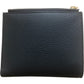 Grande 2805 Small Leather Bifold Wallet Black Genuine Leather Zip Closure