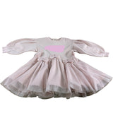 Dress 12-18 Months Girls Pink Tulle Bow