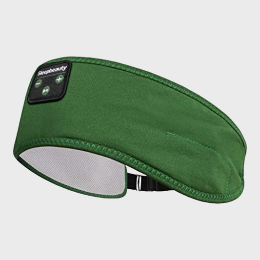 Green Bluetooth Headphones Headband