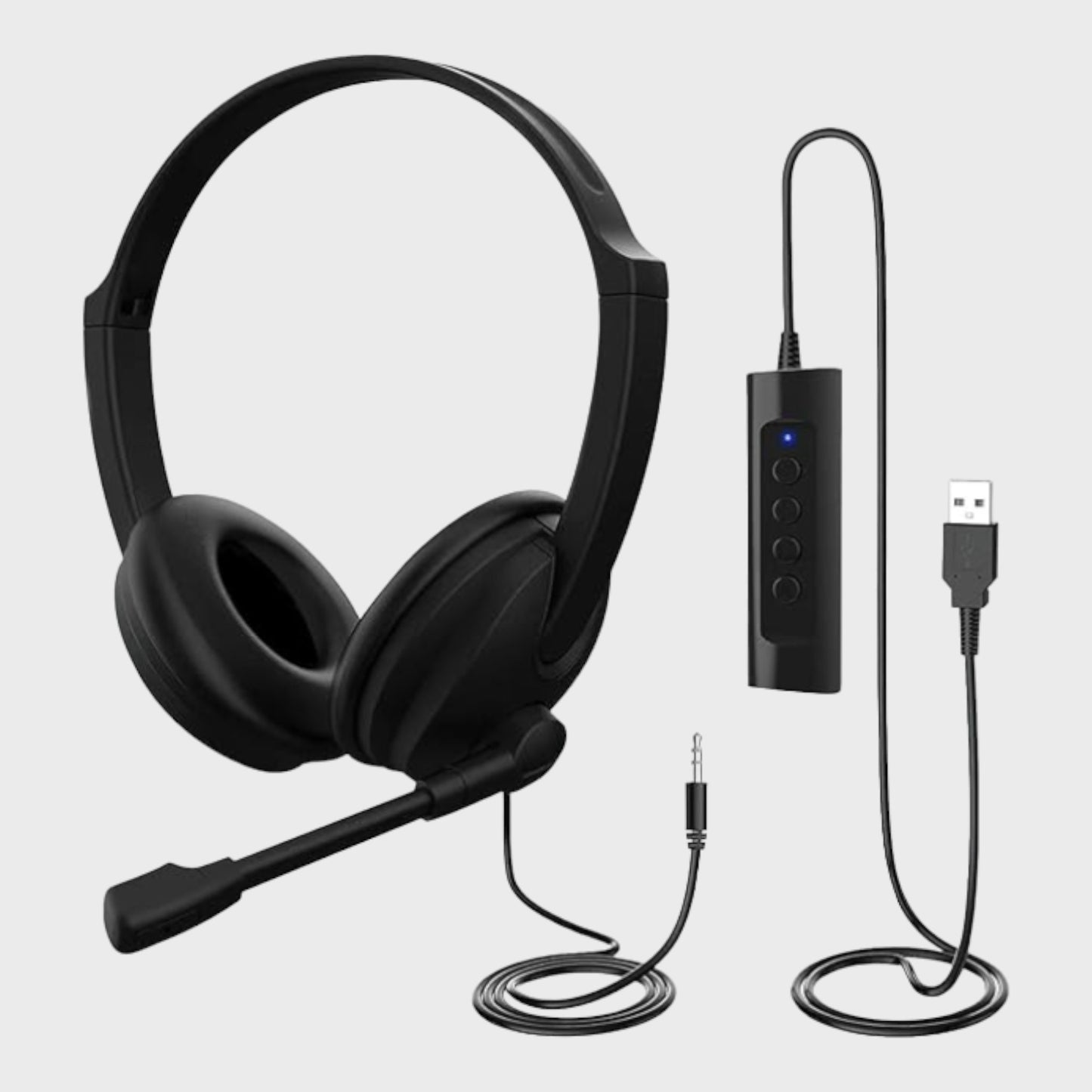 Venker Wired USB Headset